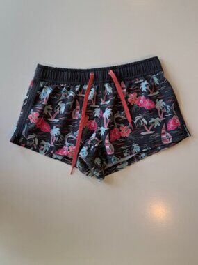 Salt Life Live Salty Tropical Board Shorts - Youth Girls Size Medium
